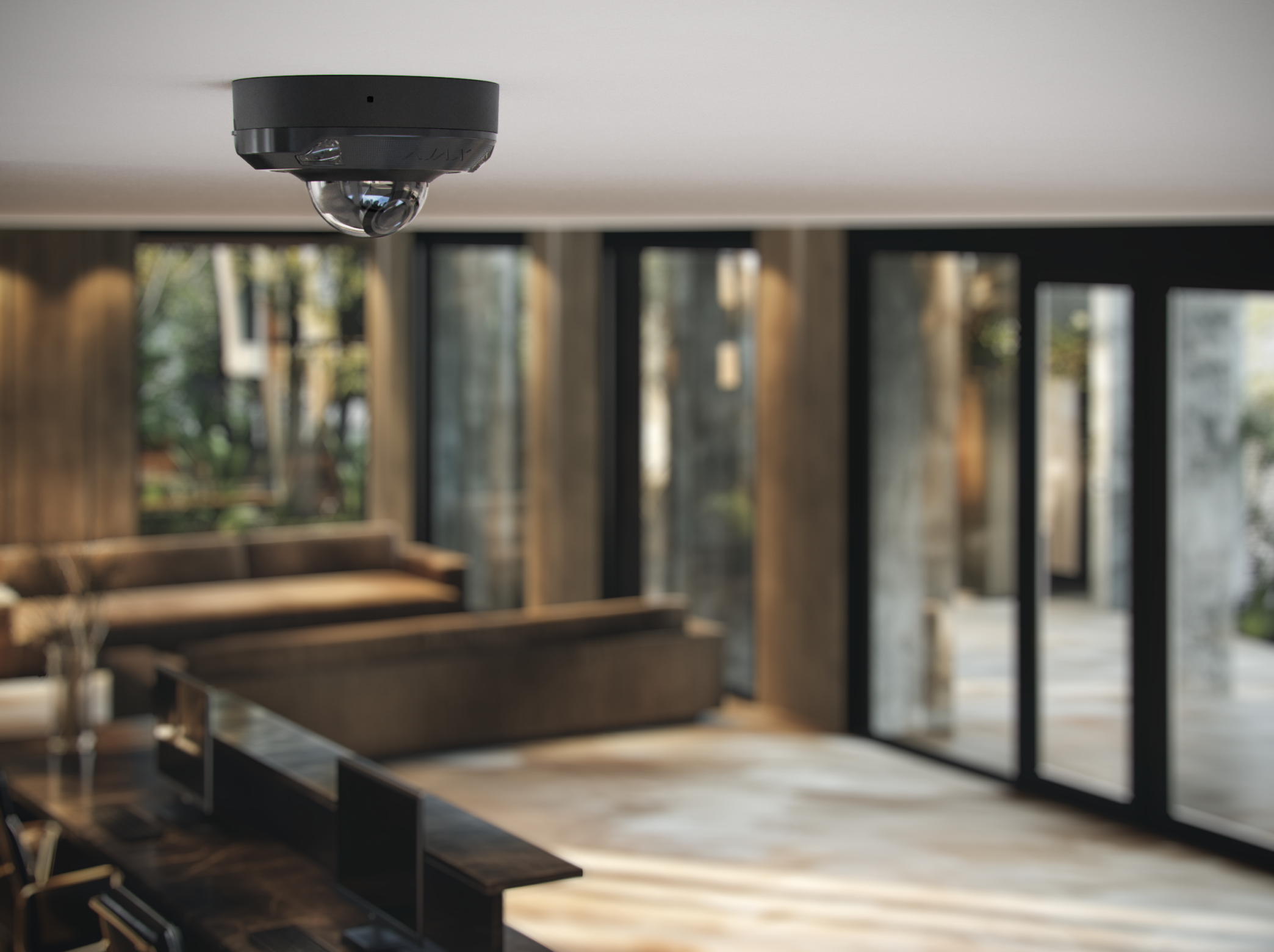 Lifestyle - Ajax DomeCam Mini HL-hotel-black